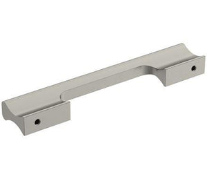 Amerock Cabinet Pull Satin Nickel 5-1/16 inch (128 mm) Center-to-Center Status 1 Pack Drawer Pull Cabinet Handle Cabinet Hardware