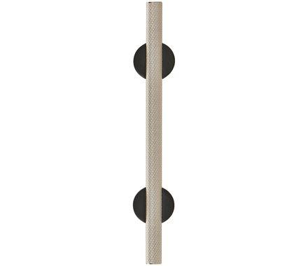 Amerock Cabinet Pull Matte Black/Silver Champagne 3-3/4 inch (96 mm) Center to Center Transcendent 1 Pack Drawer Pull Drawer Handle Cabinet Hardware