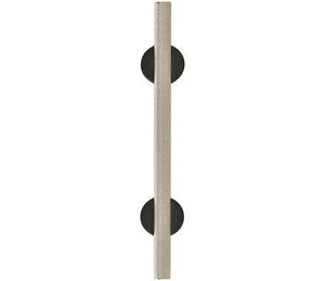 Amerock Cabinet Pull Matte Black/Silver Champagne 3-3/4 inch (96 mm) Center to Center Transcendent 1 Pack Drawer Pull Drawer Handle Cabinet Hardware