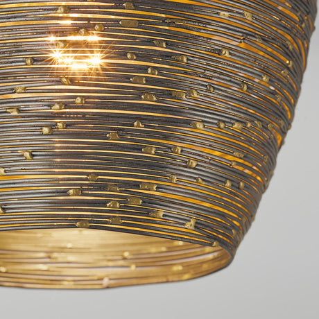 Capital Lighting 335111GI Sana 1 Light Pendant Grey Iron