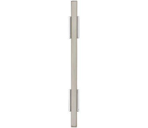 Amerock Cabinet Pull Polished Chrome/Satin Nickel 3-3/4 inch (96 mm) Center to Center Urbanite 1 Pack Drawer Pull Drawer Handle Cabinet Hardware