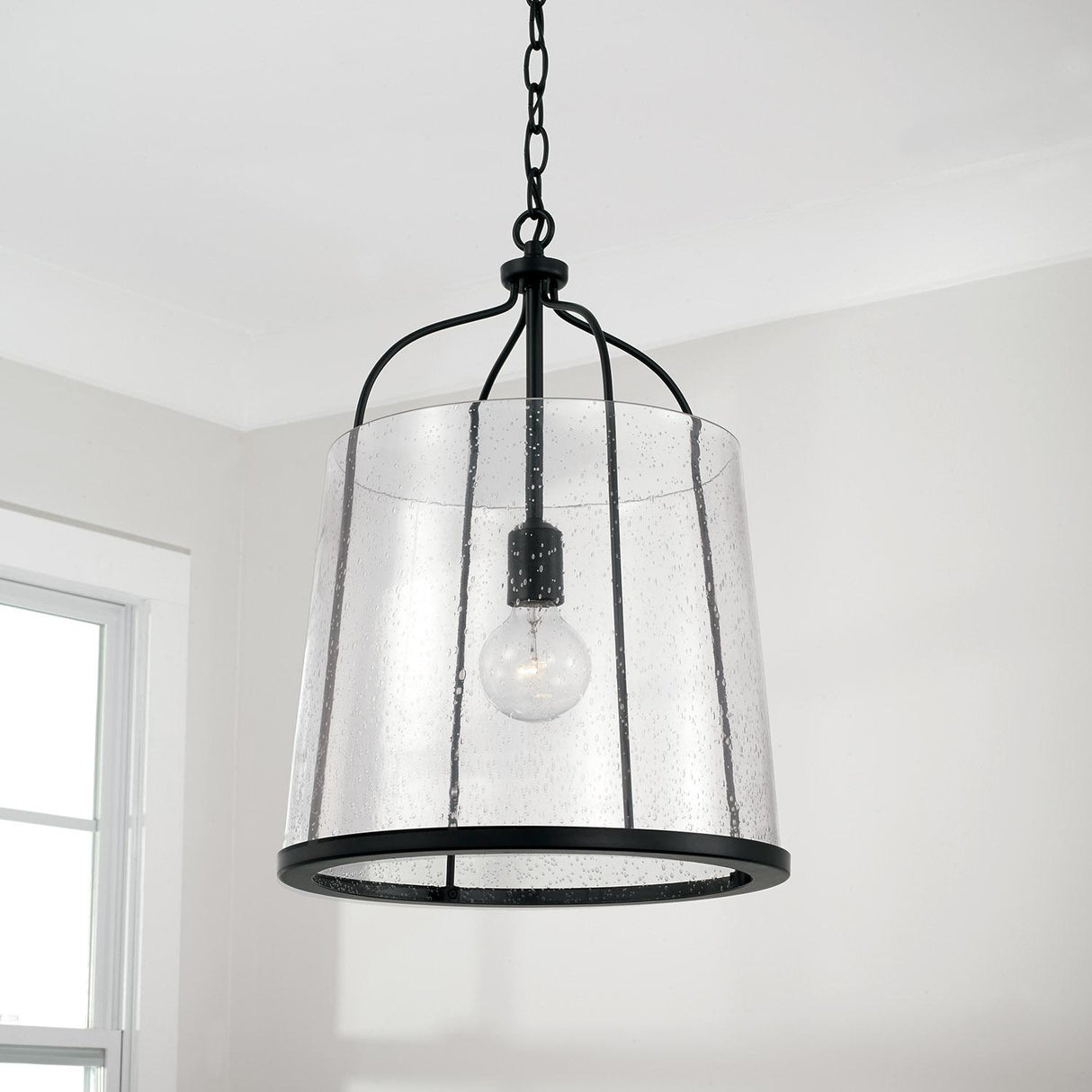 Capital Lighting 347011MB Madison 1 Light Pendant Matte Black