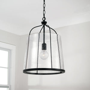 Capital Lighting 347011MB Madison 1 Light Pendant Matte Black