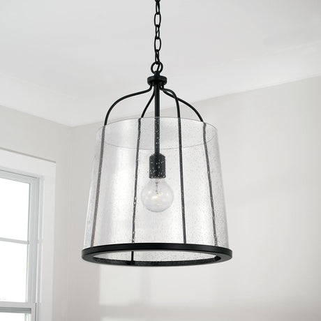 Capital Lighting 347011MB Madison 1 Light Pendant Matte Black