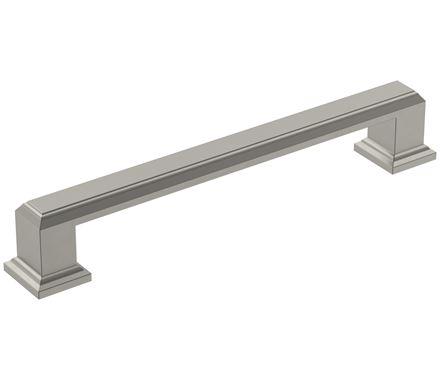 Amerock Cabinet Pull Satin Nickel 5-1/16 inch (128 mm) Center-to-Center Appoint 1 Pack Drawer Pull Cabinet Handle Cabinet Hardware