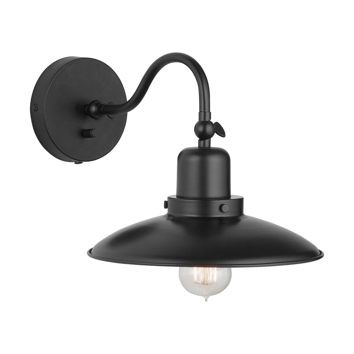 Capital Lighting 634811MB Dewitt 1 Light Sconce Matte Black