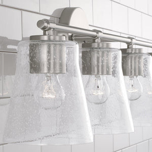 Capital Lighting 146941BN-533 Baker 4 Light Vanity Brushed Nickel