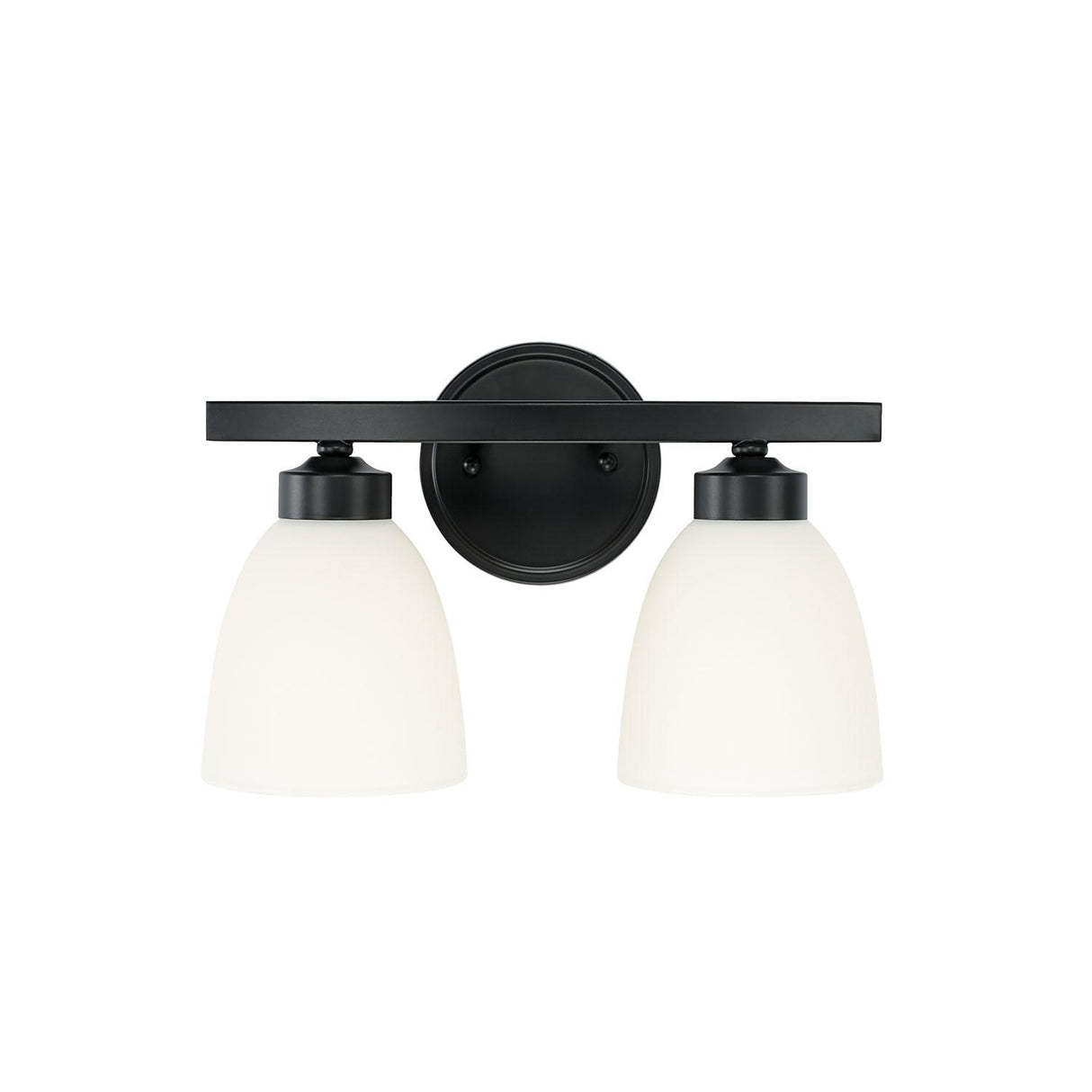 Capital Lighting 114321MB-333 Jameson 2 Light Vanity Matte Black