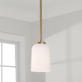 Capital Lighting 348812AD-542 Lawson 1 Light Mini Pendant Aged Brass