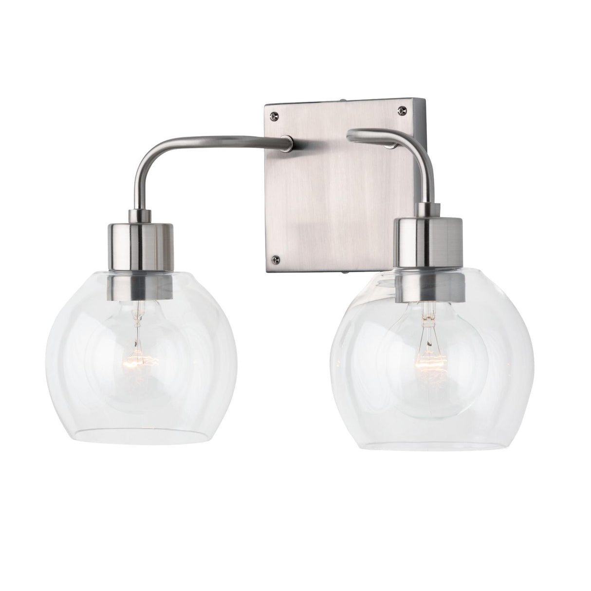 Capital Lighting 120021BN-426 Tanner 2 Light Vanity Brushed Nickel