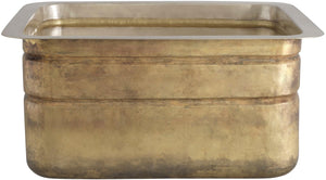 Thompson Traders Quintana Square Bar/prep Sink Quintana KCKPU-1715 Satin Brass and Burnished Nickel
(Smooth)
