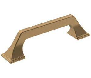 Amerock Cabinet Pull Champagne Bronze 3-3/4 inch (96 mm) Center-to-Center Exceed 1 Pack Drawer Pull Cabinet Handle Cabinet Hardware