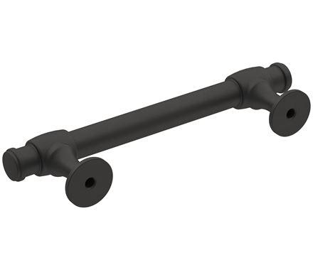Amerock Cabinet Pull Matte Black 3-3/4 inch (96 mm) Center-to-Center Winsome 1 Pack Drawer Pull Cabinet Handle Cabinet Hardware