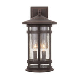 Capital Lighting 935521OZ Mission Hills 2 Light Outdoor Wall Lantern Oiled Bronze