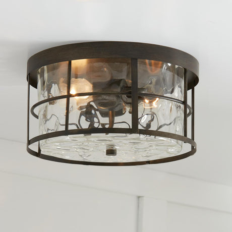 Capital Lighting 225021FH Bristol 2 Light Flush Mount Farm House