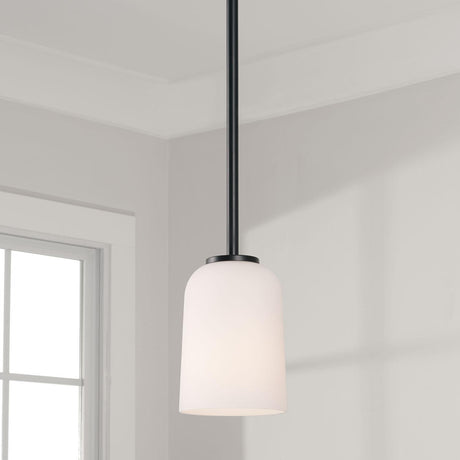 Capital Lighting 348812MB-542 Lawson 1 Light Mini Pendant Matte Black