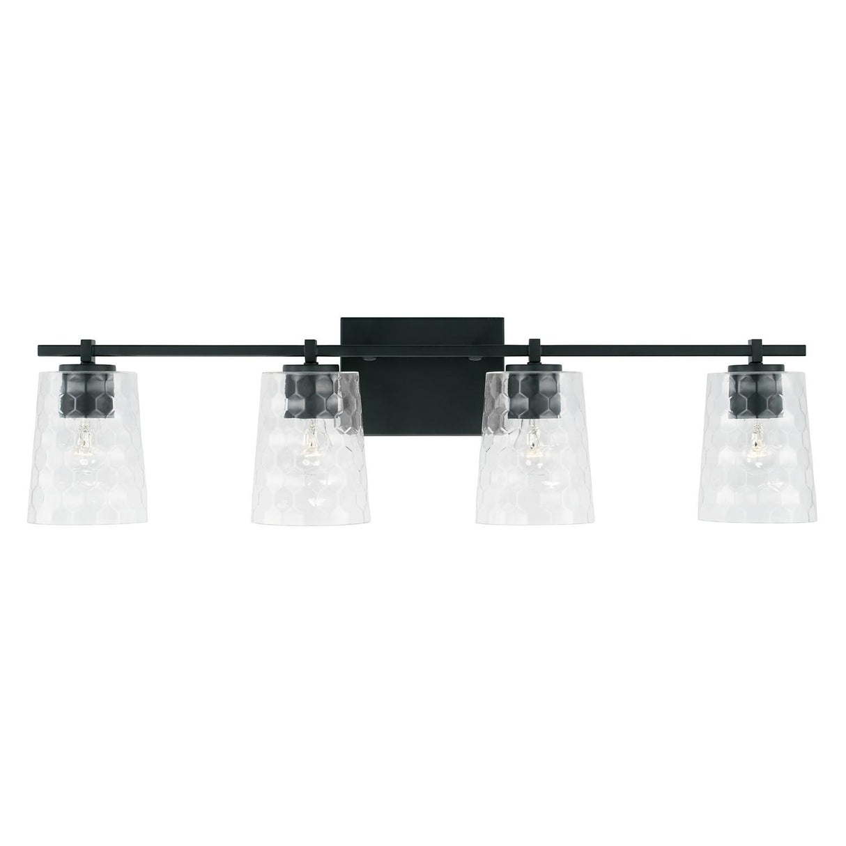 Capital Lighting 143541MB-517 Burke 4 Light Vanity Matte Black