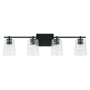 Capital Lighting 143541MB-517 Burke 4 Light Vanity Matte Black