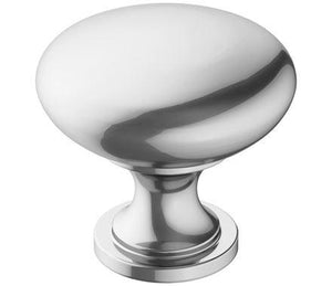 Amerock, Cabinet Knob, Polished Chrome, 1-1/4 inch (32 mm) Diameter, Era, 1 Pack, Drawer Knob, Cabinet Hardware