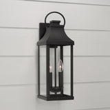 Capital Lighting 946421BK Bradford 2 Light Outdoor Wall Lantern Black