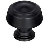 Amerock Cabinet Knob Black Bronze 1-3/16 inch (30 mm) Diameter Kane 1 Pack Drawer Knob Cabinet Hardware