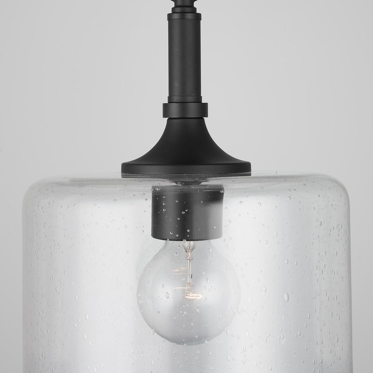 Capital Lighting 339311MB Carter 1 Light Pendant Matte Black