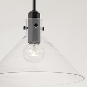 Capital Lighting 345811MB Greer 1 Light Pendant Matte Black