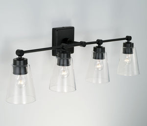 Capital Lighting 121841MB-432 Rory 4 Light Vanity Matte Black