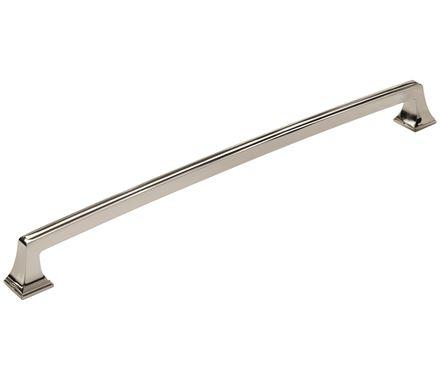 Amerock Appliance Pull Polished Nickel 18 inch (457 mm) Center to Center Mulholland 1 Pack Drawer Pull Drawer Handle Cabinet Hardware