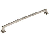 Amerock Appliance Pull Polished Nickel 18 inch (457 mm) Center to Center Mulholland 1 Pack Drawer Pull Drawer Handle Cabinet Hardware