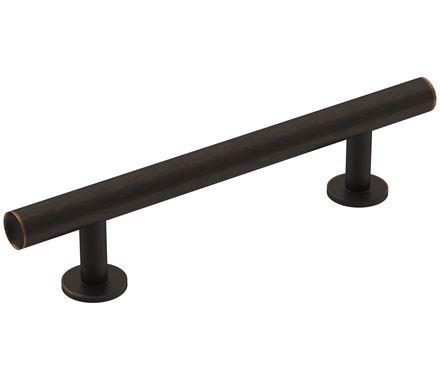 Amerock Cabinet Pull Oil Rubbed Bronze 3-3/4 inch (96 mm) Center-to-Center Radius 1 Pack Drawer Pull Cabinet Handle Cabinet Hardware