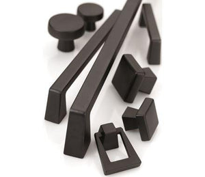 Amerock Cabinet Pull Black Bronze 3-3/4 inch (96 mm) Center to Center Blackrock 1 Pack Drawer Pull Drawer Handle Cabinet Hardware