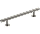 Amerock Cabinet Pull Satin Nickel 5-1/16 inch (128 mm) Center-to-Center Radius 1 Pack Drawer Pull Cabinet Handle Cabinet Hardware