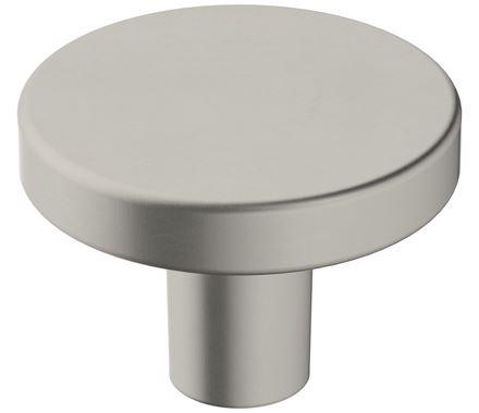 Amerock Cabinet Knob Satin Nickel 1-3/8 inch (35 mm) Diameter Versa 1 Pack Drawer Knob Cabinet Hardware