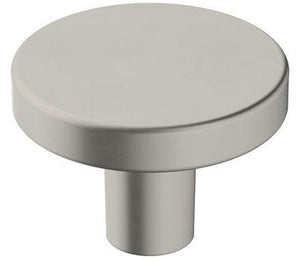 Amerock Cabinet Knob Satin Nickel 1-3/8 inch (35 mm) Diameter Versa 1 Pack Drawer Knob Cabinet Hardware
