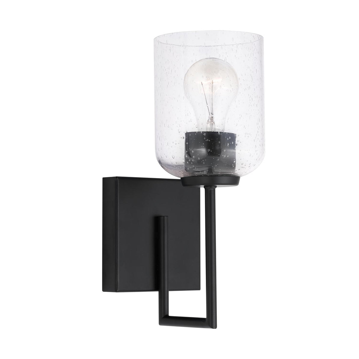 Capital Lighting 639311MB-500 Carter 1 Light Sconce Matte Black