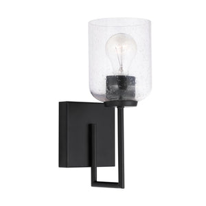 Capital Lighting 639311MB-500 Carter 1 Light Sconce Matte Black