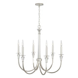 Capital Lighting 441861PN Laurent 6 Light Chandelier Polished Nickel