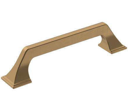 Amerock Cabinet Pull Champagne Bronze 5-1/16 inch (128 mm) Center-to-Center Exceed 1 Pack Drawer Pull Cabinet Handle Cabinet Hardware