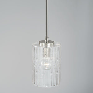 Capital Lighting 341311PN Emerson 1 Light Pendant Polished Nickel
