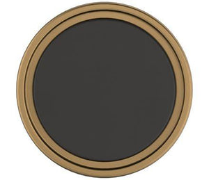 Amerock Cabinet Knob Matte Black/Champagne Bronze 1-3/8 inch (35 mm) Diameter Mergence 1 Pack Drawer Knob Cabinet Hardware