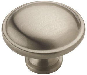 Amerock BP4475G10 Vineyard 1-1/8 in (29 mm) Length Satin Nickel Cabinet Knob