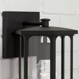 Capital Lighting 946611BK Walton 1 Light Outdoor Wall Lantern Black