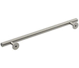 Amerock Cabinet Pull Satin Nickel 7-9/16 inch (192 mm) Center-to-Center Radius 1 Pack Drawer Pull Cabinet Handle Cabinet Hardware