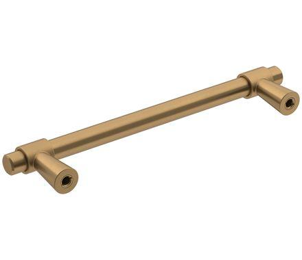 Amerock Cabinet Pull Champagne Bronze 5-1/16 inch (128 mm) Center-to-Center Destine 1 Pack Drawer Pull Cabinet Handle Cabinet Hardware