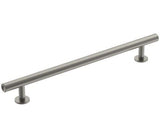 Amerock Cabinet Pull Satin Nickel 7-9/16 inch (192 mm) Center-to-Center Radius 1 Pack Drawer Pull Cabinet Handle Cabinet Hardware