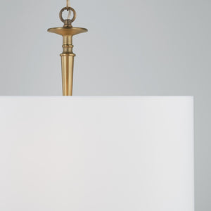 Capital Lighting 342631AD Abbie 3 Light Pendant Aged Brass