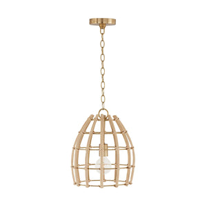 Capital Lighting 344111MA Wren 1 Light Pendant Matte Brass