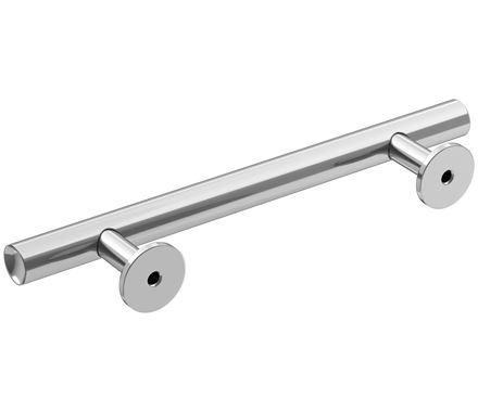 Amerock Cabinet Pull Polished Chrome 3-3/4 inch (96 mm) Center-to-Center Radius 1 Pack Drawer Pull Cabinet Handle Cabinet Hardware