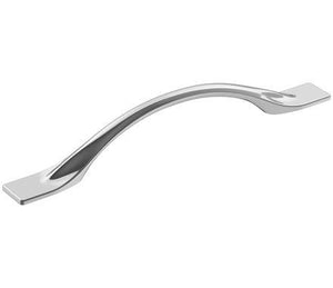 Amerock Cabinet Pull Polished Chrome 5-1/16 inch (128 mm) Center-to-Center Uprise 1 Pack Drawer Pull Cabinet Handle Cabinet Hardware